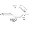 MTS 01.50107 Middle Silencer